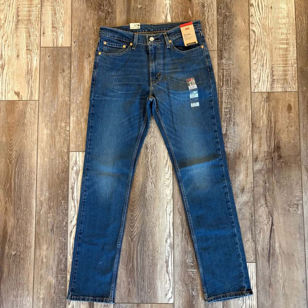 Levis 511 Slim Jeans Mens 32x32 Blue Stretch Denim NWT